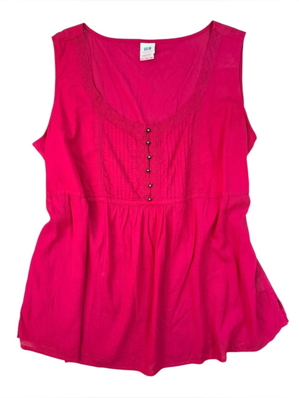 Faded Glory red tie back top